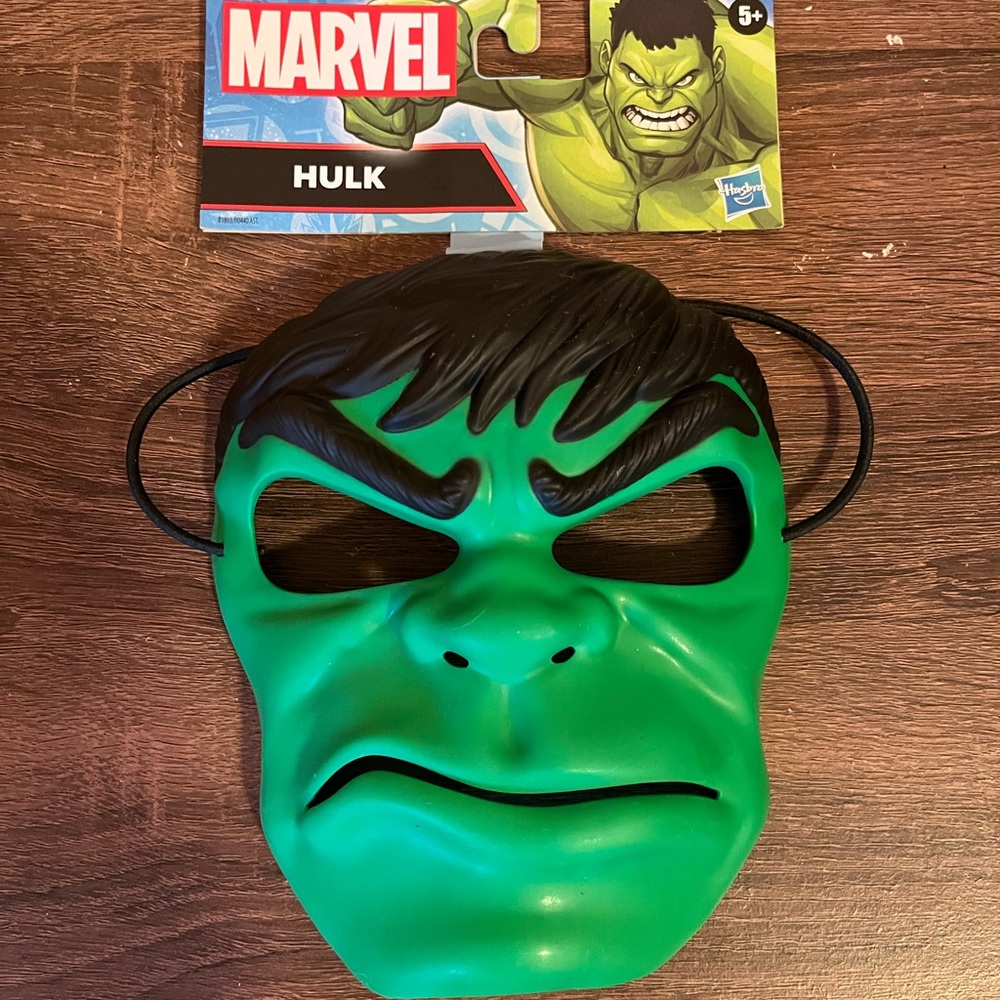 Marvel Green and Black Superhero Costume Mask